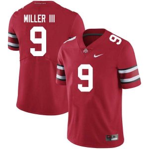 Men's Ohio State Buckeyes #9 Jack Miller III Scarlet Nike NCAA College Football Jersey On Sale YSW6544JZ
